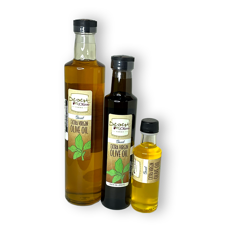 Desert Olive Farms Basil Flavored Extra Virgin Olive Oil